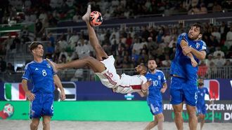 الإمارات ضد إيران: مواجهة كأس العالم الشاطئية