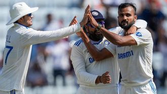 England Struggles Against Akash Deep