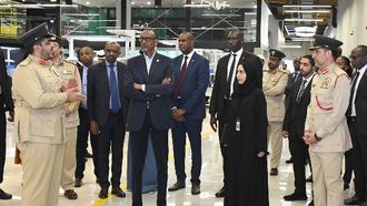 Rwanda's Leader Explores Dubai Police Tech