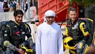 Historic Jet Suit Race In Dubai
