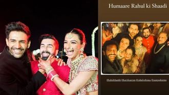 Kartik Aaryan at Crew's Wedding Bash