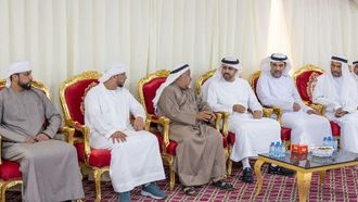 تعزية والد الشهيد للشيخ ذياب