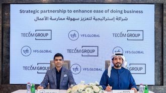 تعمل TECOM وVFS Global على تبسيط العمليات التجارية
