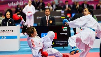 الفرق العربية تحقق فوزاً كبيراً في دوري الكاراتيه