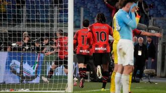 AC Milan Wins Against Eight-Man Lazio