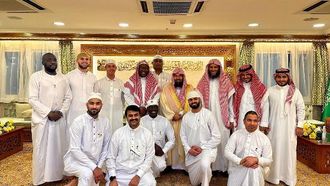 Al-Sudais Meets British Muslim Forces