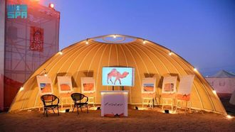 حائل تعرض الفن الصخري القديم للجمال