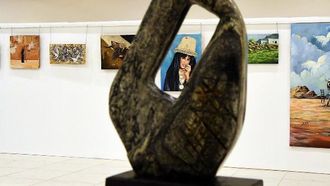 أكثر من 230 عملاً في معرض المجاردة الفني