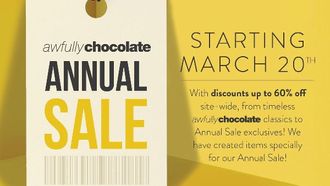 60% Off Awfully Chocolate This March