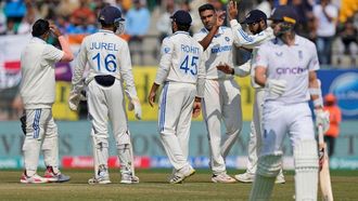 India Leads In Dharamsala Test Against England