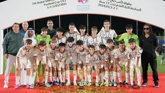 اختتام بطولة كأس دبي للناشئين لكرة القدم