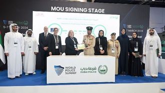 التحالفات الاستراتيجية لشرطة دبي في القمة