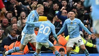 السيتي يفوز بالديربي بثلاثية