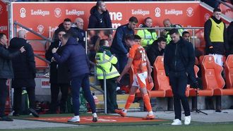 Blackpool Draws Despite Rhodes' Red