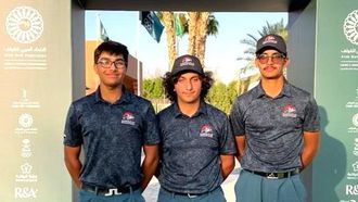 فريق الإمارات للجولف يقود الحدث الخليجي