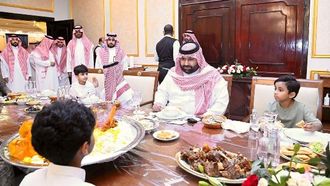 جازان إفطار نائب الأمير مع الأيتام