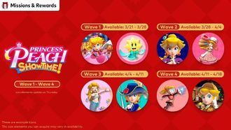 Limited-Time Princess Peach Icons