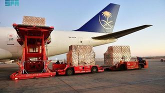 Saudi's 11th Aid Plane To Ukraine