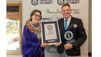 Largest Cut Tanzanite Wins Record