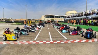 NYUAD's Electric Vehicle Grand Prix Winners