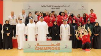 نادي الشارقة يفوز بلقب الكرة الطائرة