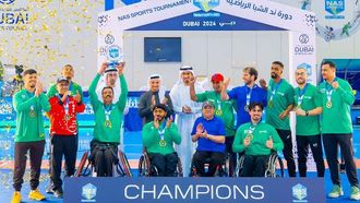 Dubai Police Win Wheelchair Basketball