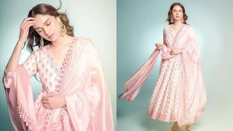 Aditi Rao's Pink Anarkali Fashion