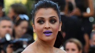 Aishwarya's Purple Lipstick Trend