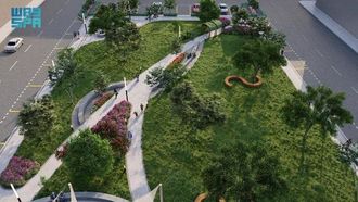 الحديقة الجديدة تعزز المساحات الخضراء في الخبر