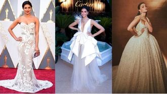 Stars Dazzle In White Gowns