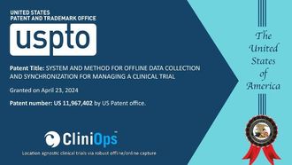 CliniOps Wins Patent For Clinical Data System
