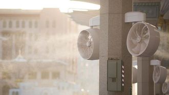 Cooling Tech At Prophet's Mosque