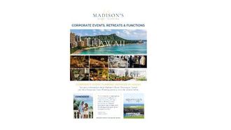 Luxury Corporate Events In Hawaii