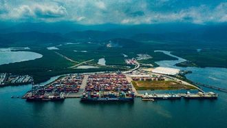 New Terminal At Santos Port