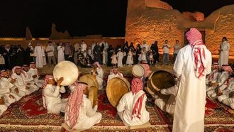 احتفالات العيد في بوابة الدرعية