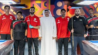 الإمارات في بلياردو شباب الخليج 2024
