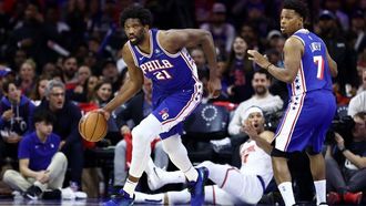 Embiid's Bell's Palsy Battle In NBA Playoffs