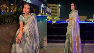 Karisma's Elegant Saree Look