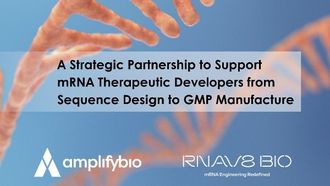 AmplifyBio, RNAV8 Bio Partner For MRNA Development