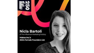 Nicla Bartoli Makes Inc.'s Female Founders List