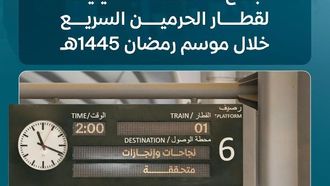 إنجاز الركاب الرمضاني لشركة SAR