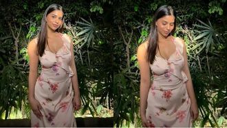 Suhana's Summer Floral Dress Look