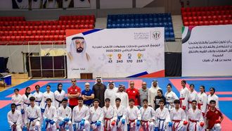 منتخب الإمارات للكاراتيه يستعد للألعاب الخليجية