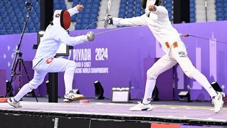 الولايات المتحدة تتصدر ميداليات المبارزة