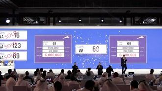 Dh65M Raised In Dubai Plate Auction