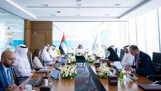 الاجتماع الاستراتيجي لجامعة عجمان بقيادة الشيخ عمار