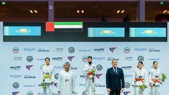 المنتخب الإماراتي يفوز 9 مرات في بطولة الجوجيتسو