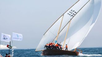 120+ Dhows In Al Gaffal Race