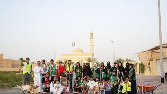 حملة تنظيف المجتمع في دبي