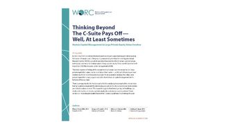 Human Capital In Private Equity Value Creation